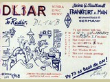 berdruck des illegalen Rufzeichens DK3AR, 12.04.1949