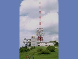 Die Sendeanlage auf dem Gaisberg Mitte der 1980er-Jahre: Zustzliche Antennen...