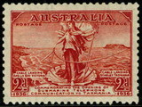 Sonderbriefmarke Unterseekabel nach Tasmanien (1936)