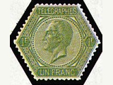 Die erste sechseckige Marke weltweit / The first hextagonal stamp ever issued