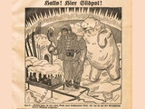 Karikatur in <i>Der Gtz von Berlichingen</i> 02. Februar 1934