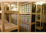 The majority of the six million cards currently on file are kept in two large...