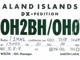 July/August 1964: Martti's first real DXpedition. He had been on Aland before,...