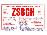 South Africa - Diana Green (Tuck), QSL 1971 - licensed 1931 [GLOSS]HG[/GLOSS]