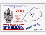 QSL -St. Helena Day 1992
