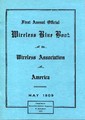 01E Vom Wireless Blue Book 1909 zur Gründung der American Radio Relay League -...
