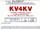 KV4KV - Pre DXCC, 1978