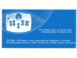 The Radio Club of the Finnish Broadcasting Company Ltd, K.S. Sainio (1969)