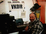 Hier als Teilnehmer der Heard Island-Expedition 1996/97 - Credit: Glenn Johnson,...