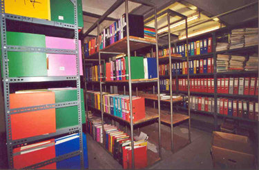 As you can see we do not only collect QSL cards. The documents fill many shelves...